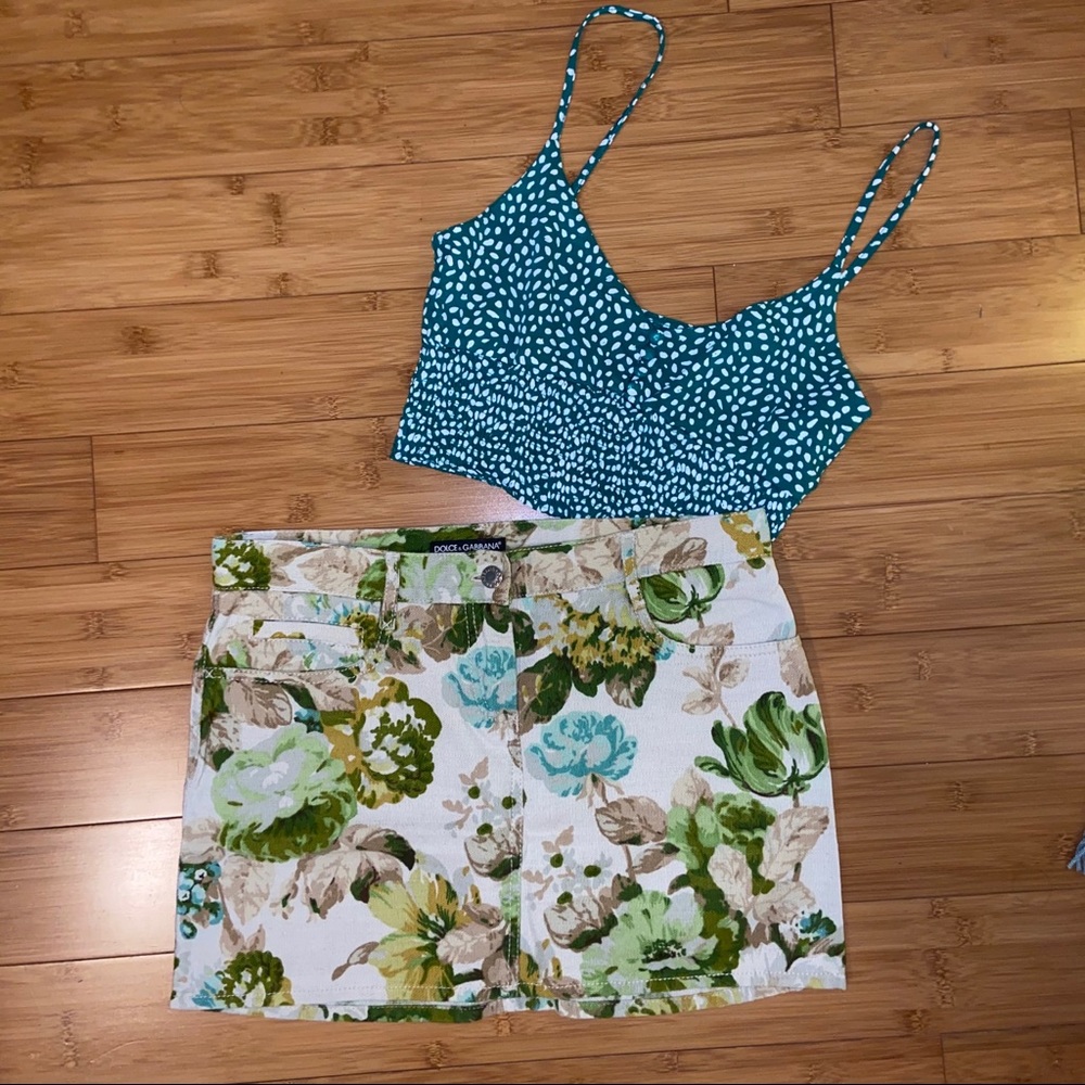 Floral Mini Skirt